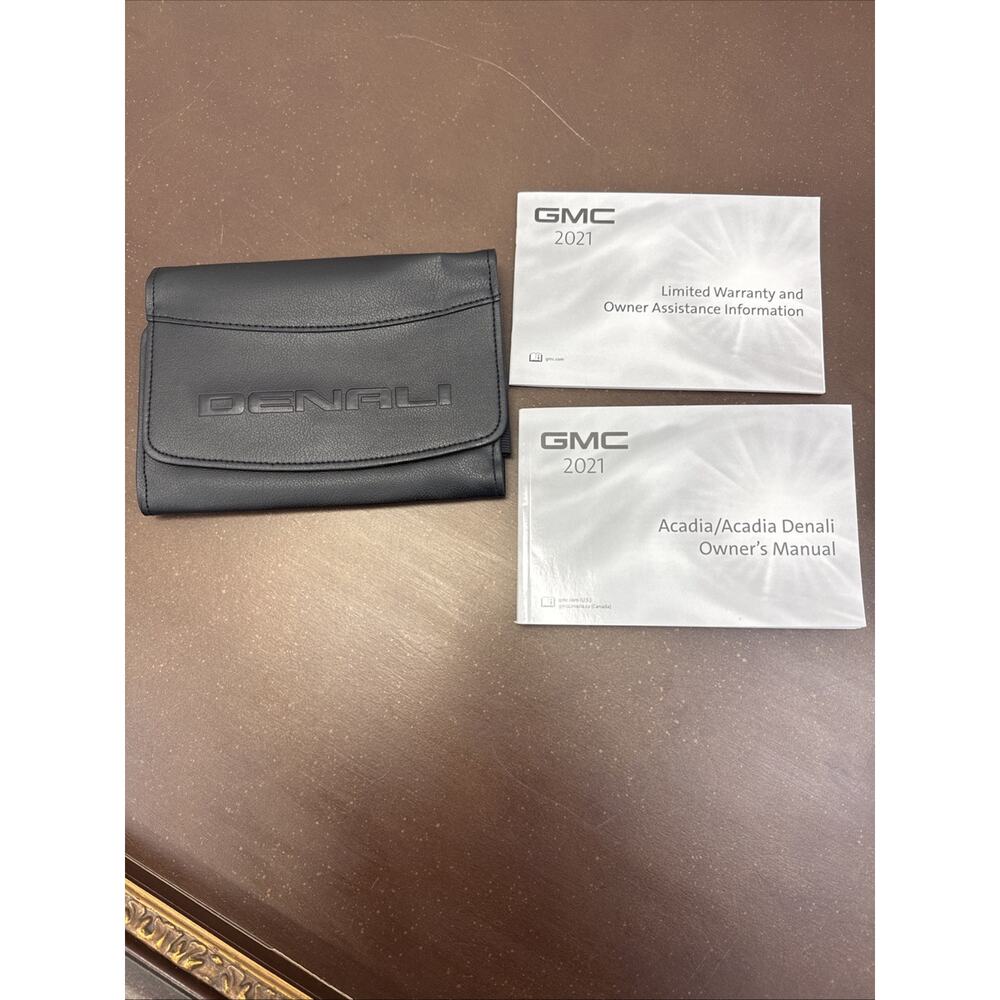 2021 GMC ACADIA / ACADIA DENALI CASE & OWNER'S OWNERS MANUAL